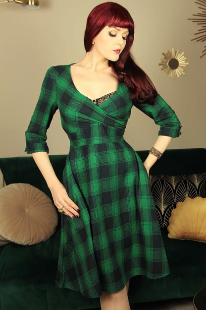 Katherine Green Tartan Swing Dress