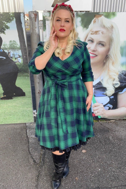 Katherine Green Tartan Swing Dress