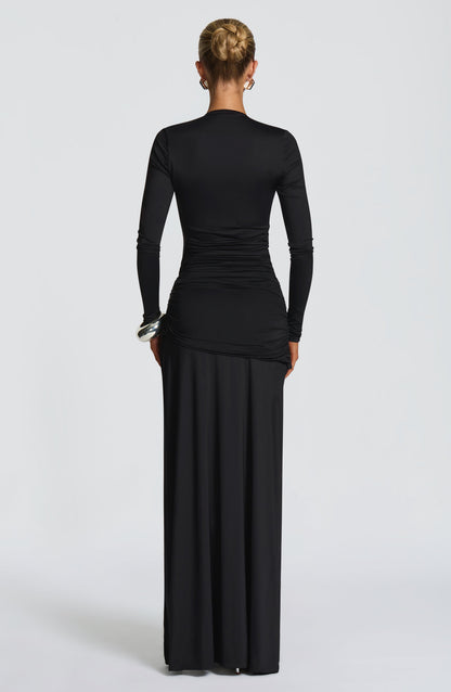 Ysabella Maxi Dress - Black